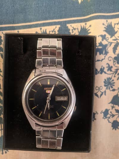 Seiko 5 Royal Blue  40mm dial for Sale