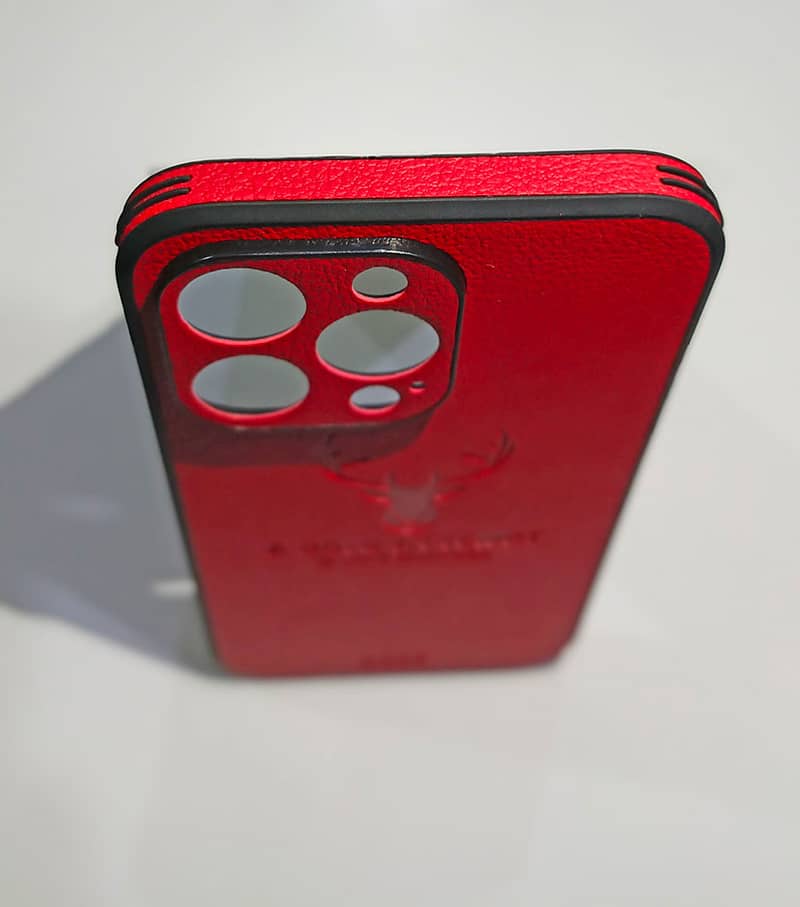 IPhone 13 Back Cover Case Leather Touch Feeling 3