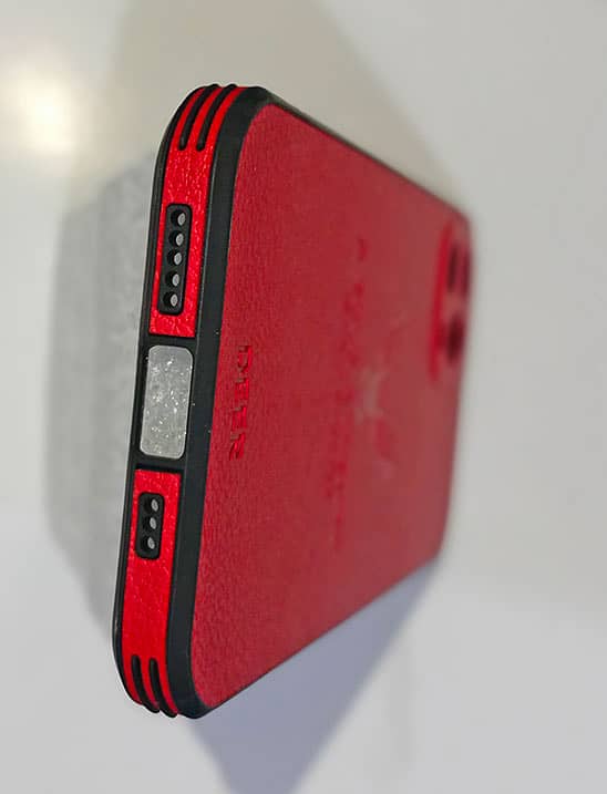 IPhone 13 Back Cover Case Leather Touch Feeling 5