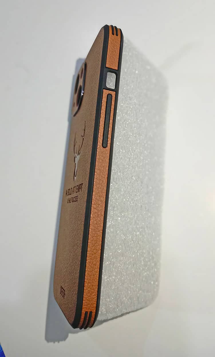 IPhone 13 Back Cover Case Leather Touch Feeling 7