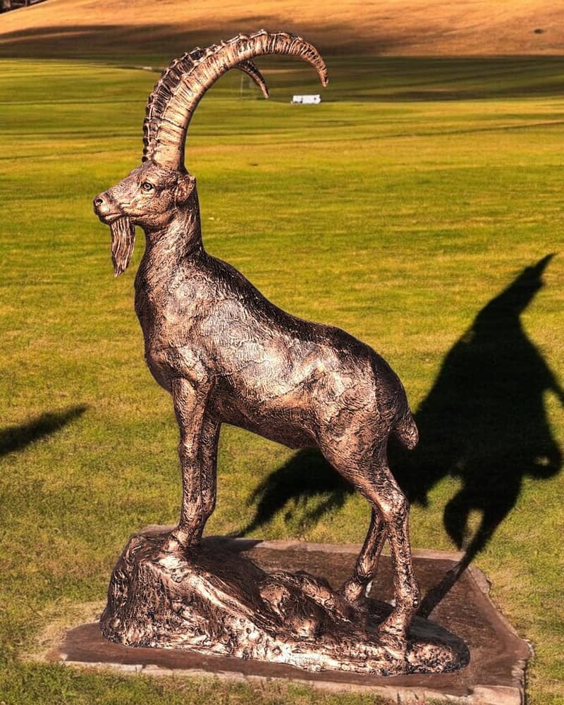 Markhor Ibex statue and sculpture 1