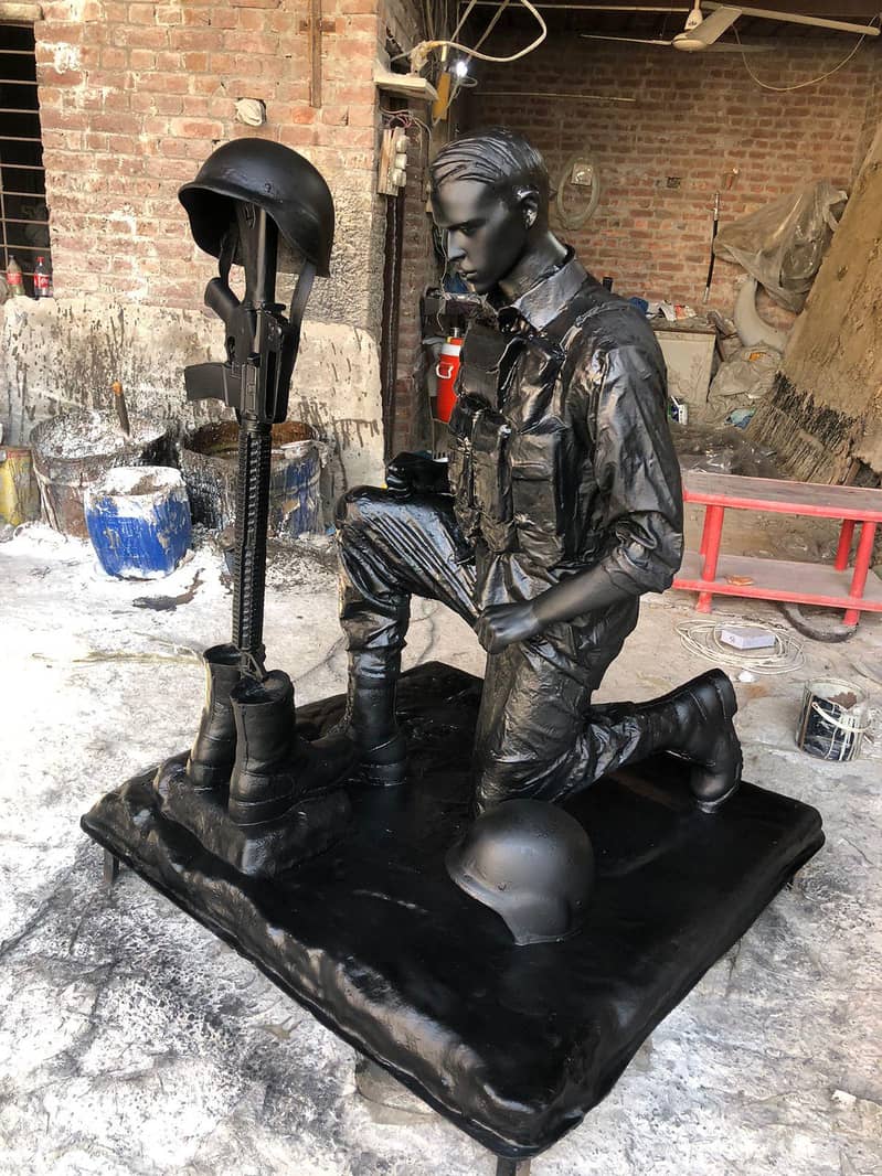 Markhor Ibex statue and sculpture 7