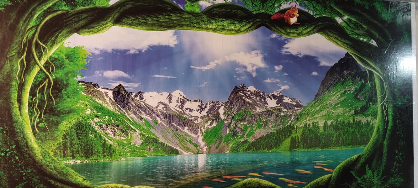 3d 4d 5d flax wallpaper 4