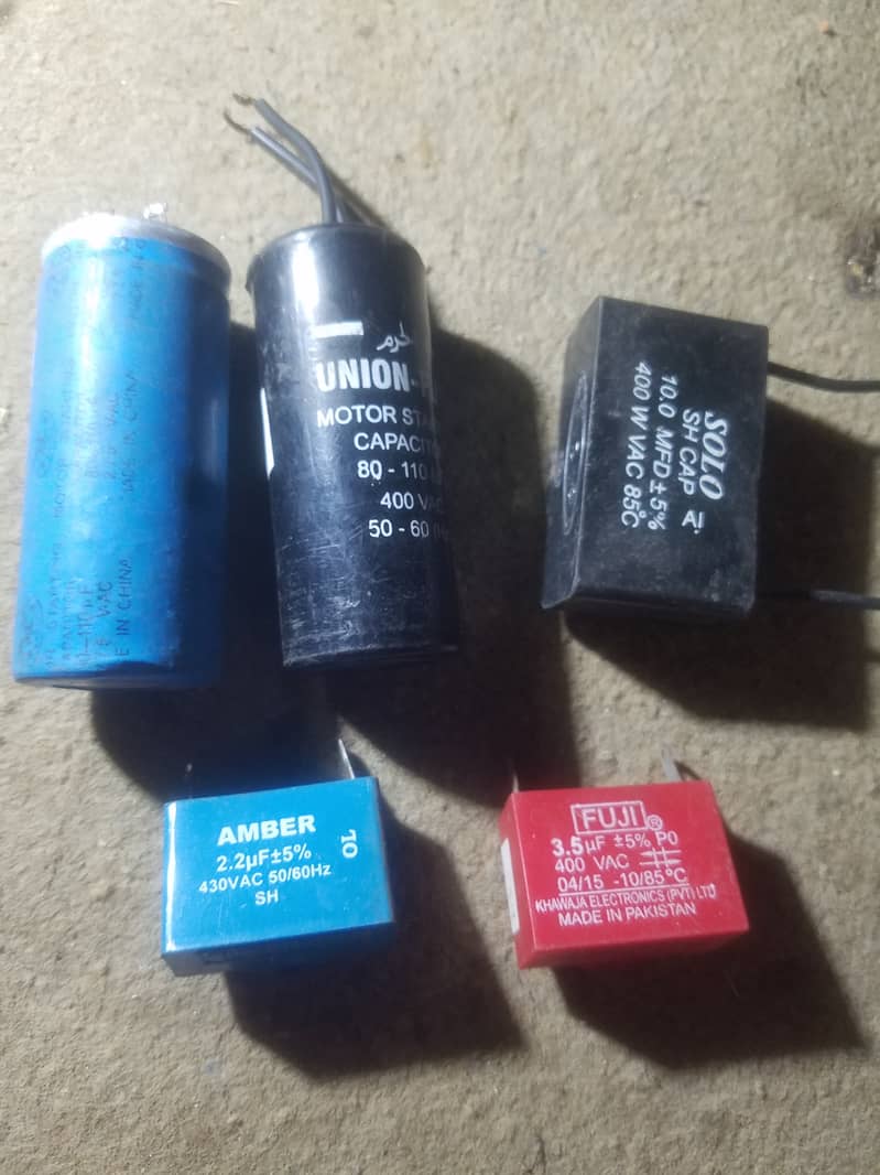 Capacitors available. 0