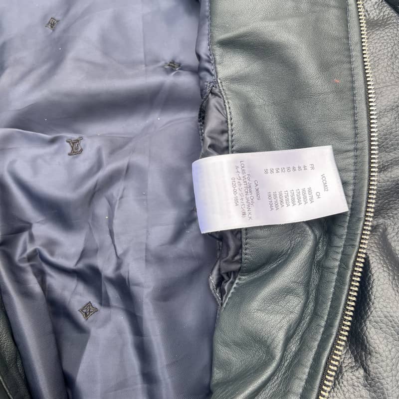 Louis Vuitton Leather Jacket Medium 5