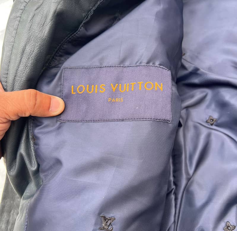 Louis Vuitton Leather Jacket Medium 8