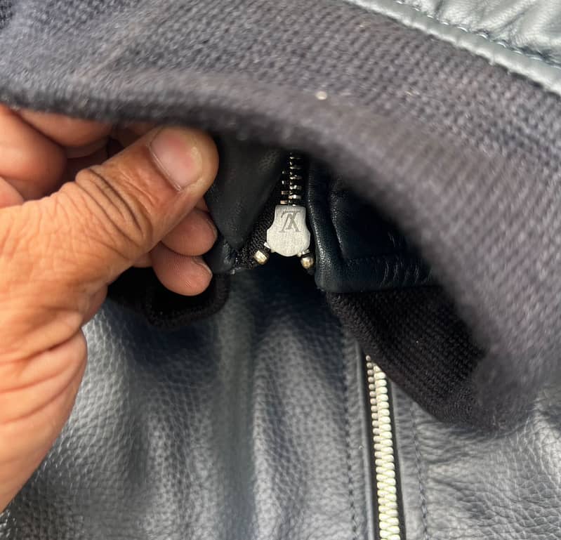 Louis Vuitton Leather Jacket Medium 9