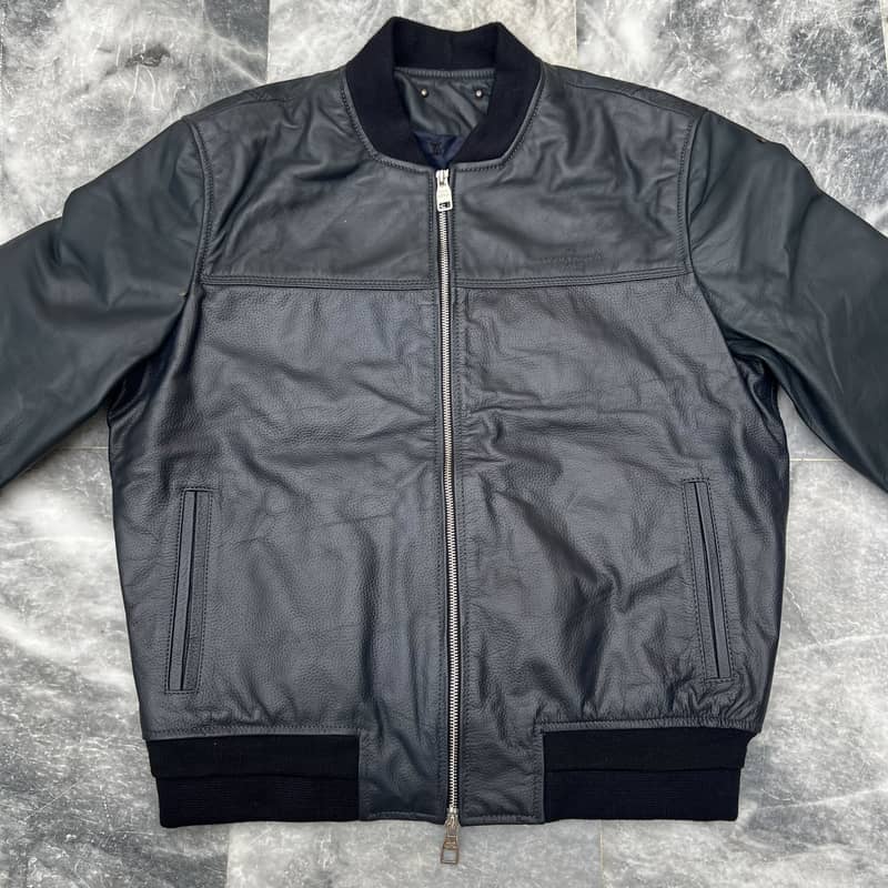 Louis Vuitton Leather Jacket Medium 11