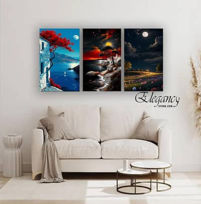 Beautiful Wall Calligraphy or Paintings,  3Pcs And 5Pcs