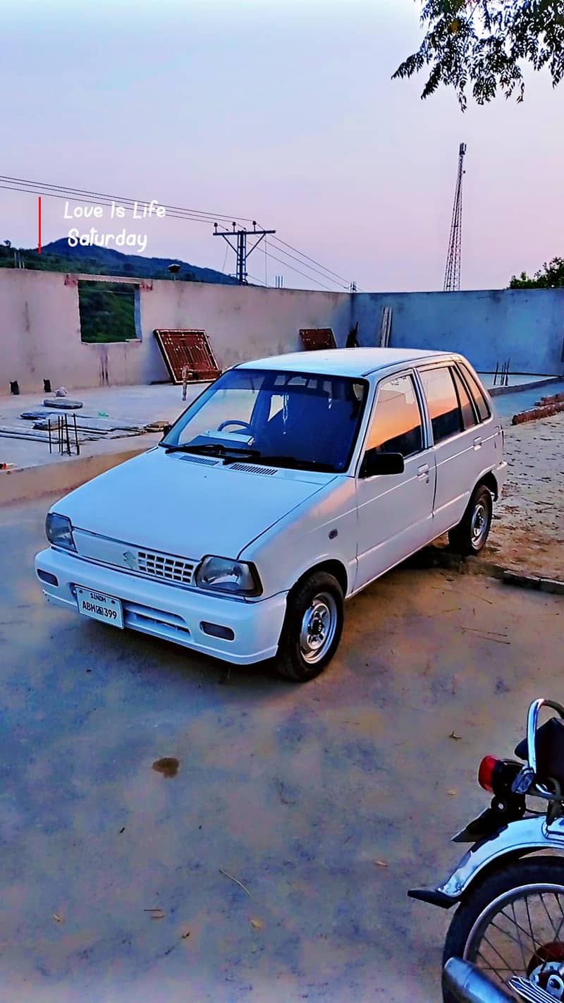 سو فیصد جینون 1998 ماڈل مہران کار براے فروخت اٹک 0