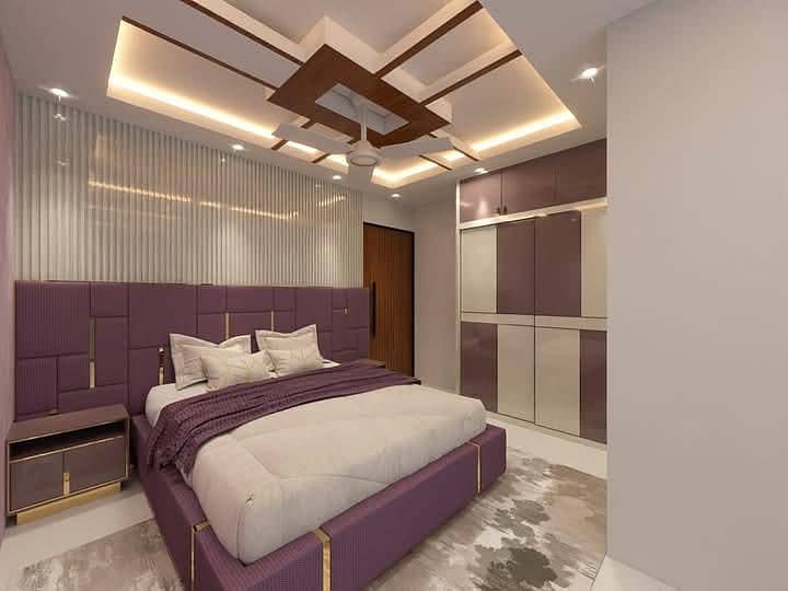 3d wallpaper ceiling pvc 11