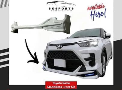 Toyota raize modellista body kits all Pakistan delivery avilable