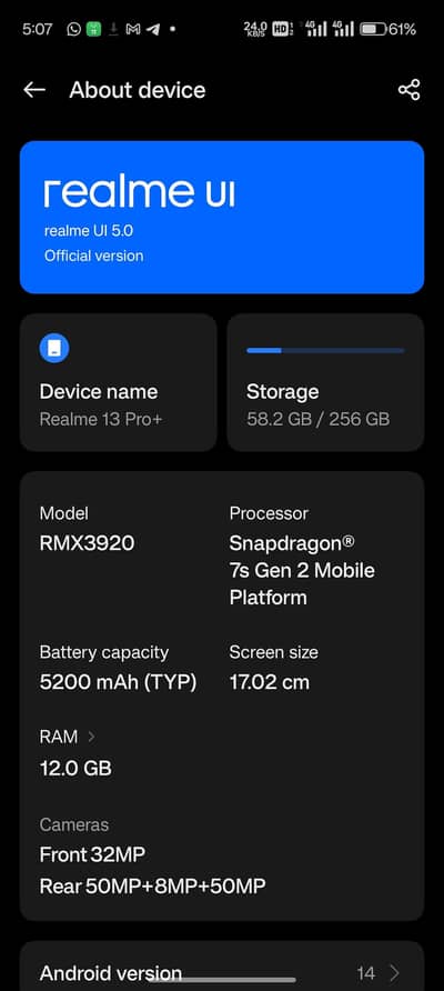 Realme 13 pro plus 12+12 256 120x 0349-0449655whtsap or call