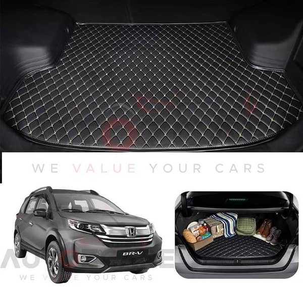 Honda BR-V 7D Custom Car Trunk Mat - Model 2017-2019