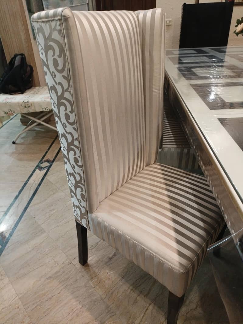 luxury master size dinning table set with master size chairs 10x4 ...