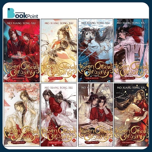 Heaven Official's Blessing Tian Guan Ci Fu Novel, Volumes 1-8 by Mo Xiang Tong Xiu