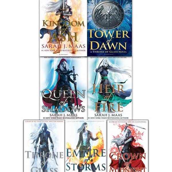 Throne Of Glass Series Complete Collection