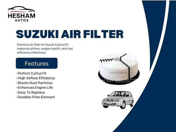 Suzuki Cultus EFI 2008-2017 Air Filter Element Cleaner