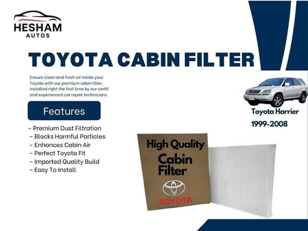 Imported Cabin Filter for Toyota Harrier (1999-2008) - Premium Quality