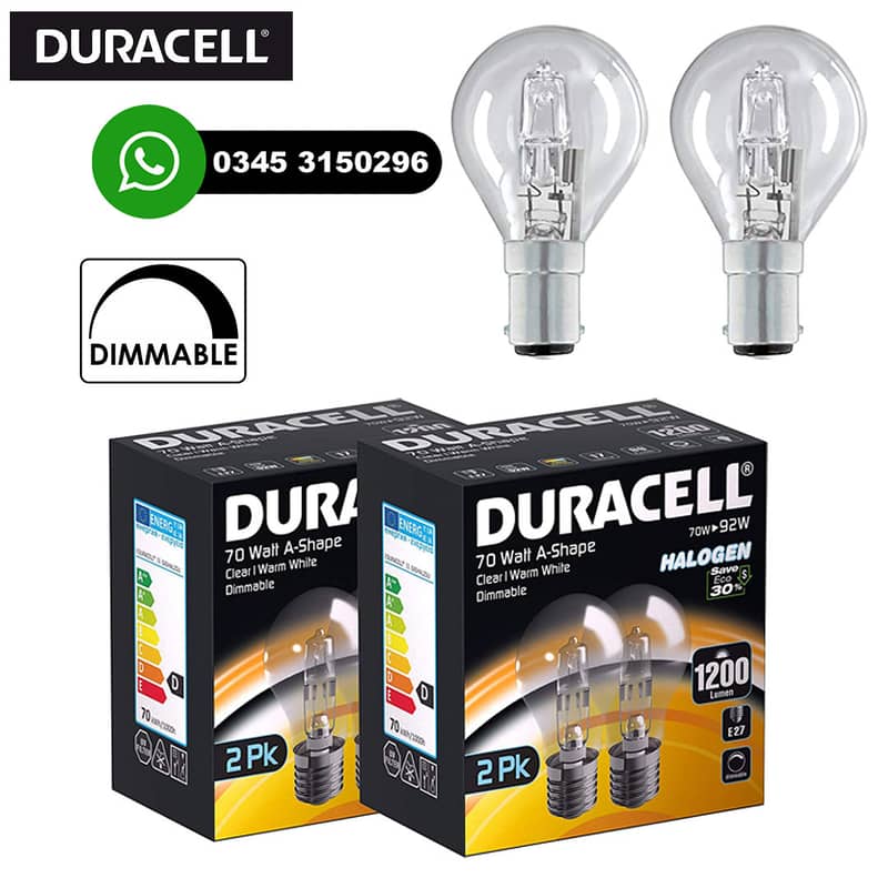 Duracell Halogen Dimmable Bulb 0