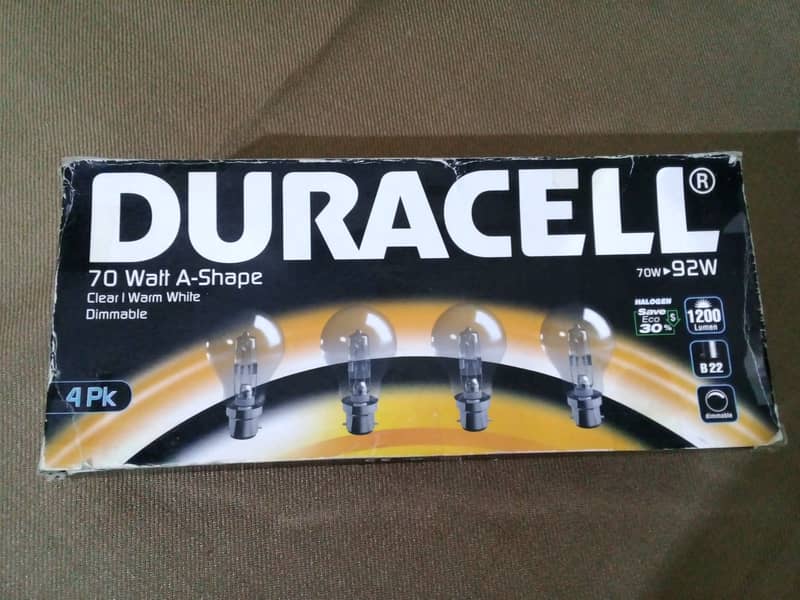 Duracell Halogen Dimmable Bulb 1