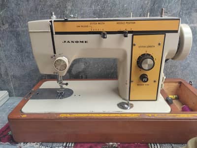 janome all original, purchased from UAE in 1980. very rarely used.