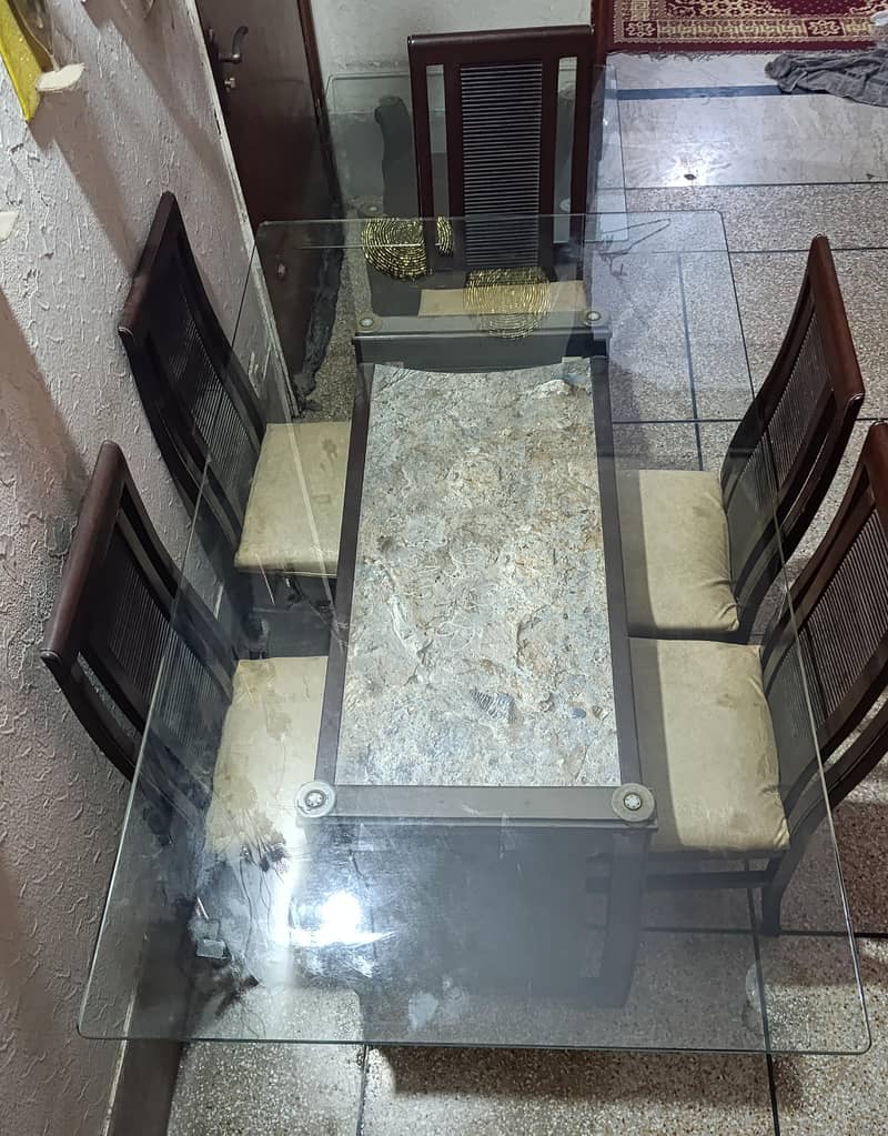 Dining Table with 6 Chairs 1