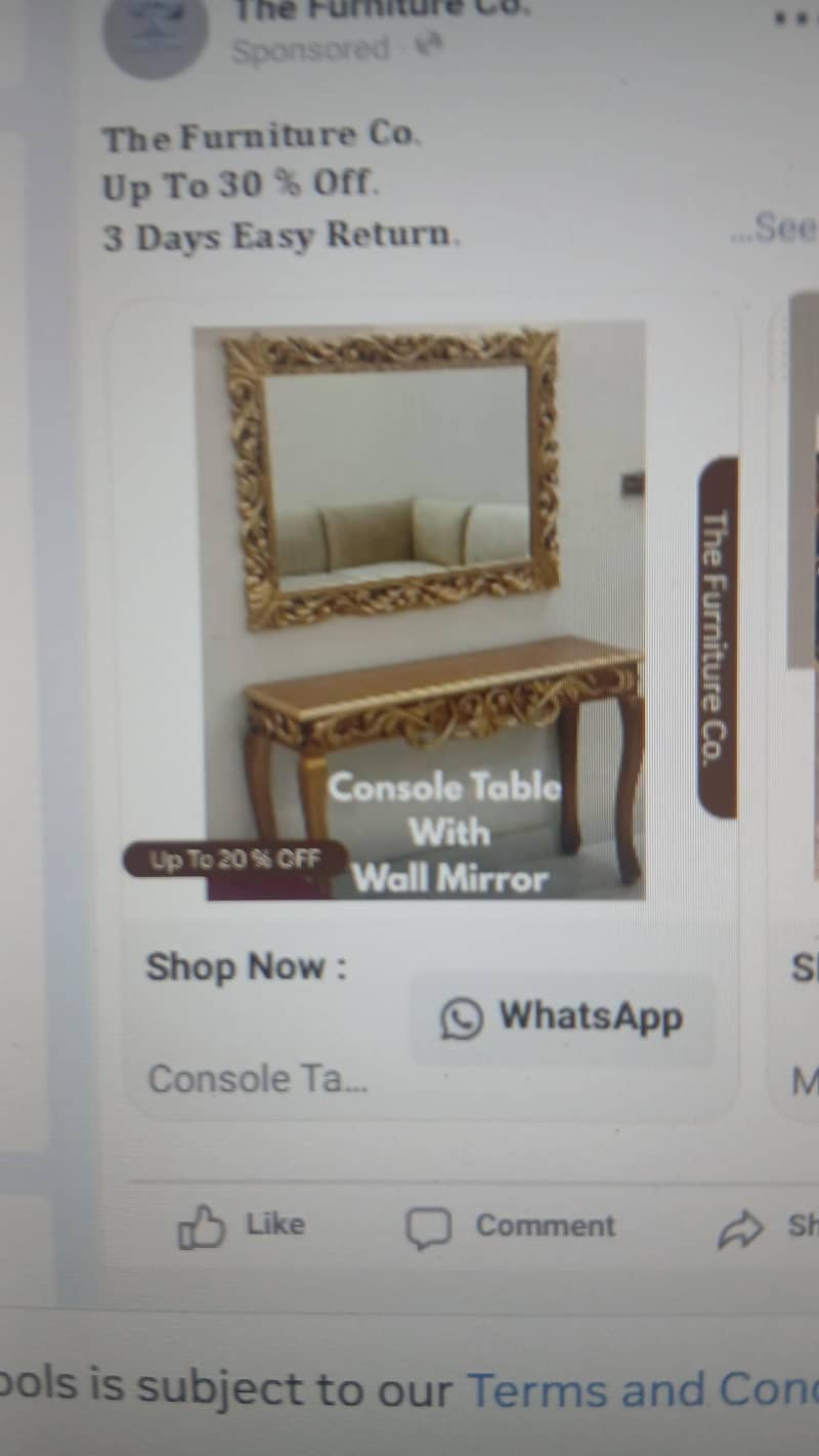 CONSOLE table 0