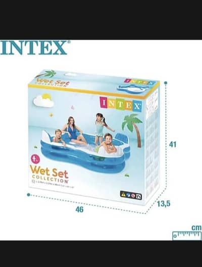 Intex original square shape swimming pool