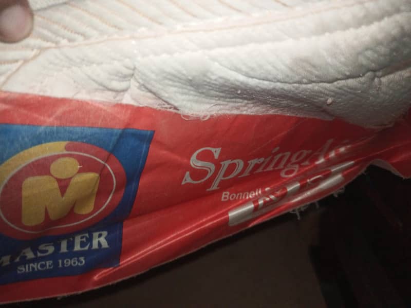 queen size solid bed+spring metress. . . 2