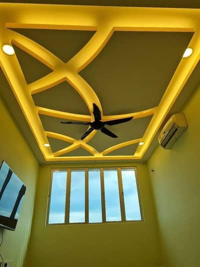 wpc celing/pvc celing/ wood ceiling/ gypsum celing/pop celing/false