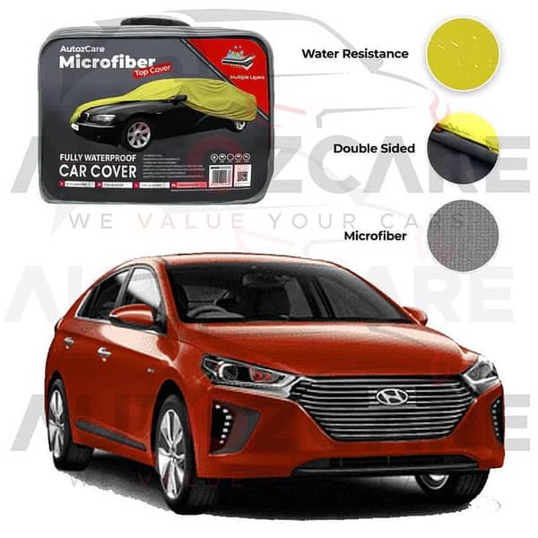 Hyundai Ioniq Microfiber Car Top Cover Model 2019-2022