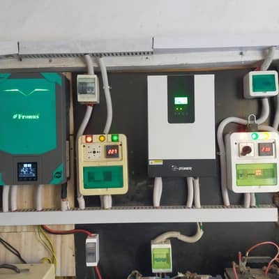 Fronus and G power hybrid+ongrid inverters