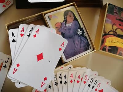 Cards playing Austria with wooden box **Fixed Price**
