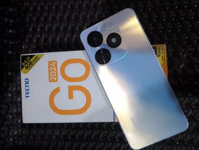 Tecno spark go 2024 4+4 64 GB 10/10 lush condition