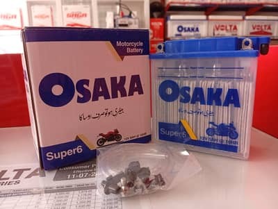 Volta+Osaka Brand New Super 6 Liquid batery for(YamahaYBR)(Suzuki 110)
