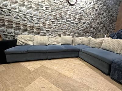 L Shape Sofa - Like New - Moltyfoam inner