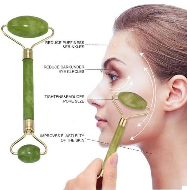 Original Jade Roller With Gausha Stone