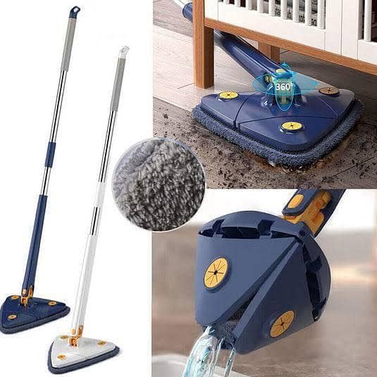 Triangle Mop 360 Adjustable With Twist Squeeze