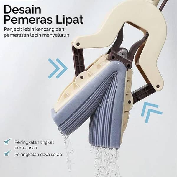 Sponge Mop With Adjustable Handle  Steel Rod - High quality