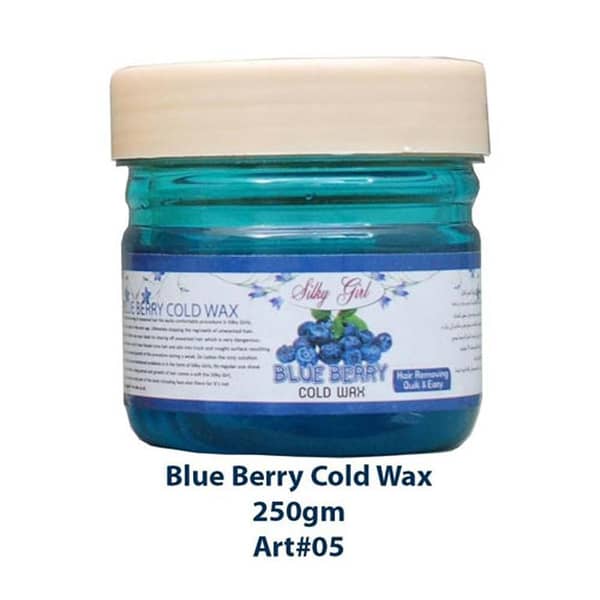 Silky Girl Blue Berry Cold Wax 250g - Available in Pakistan