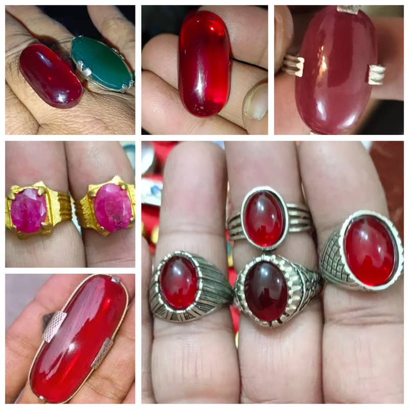 Yaqoot Ruby Pukhraj topaz Zamurad emarled Panna Peridot natural stone 3