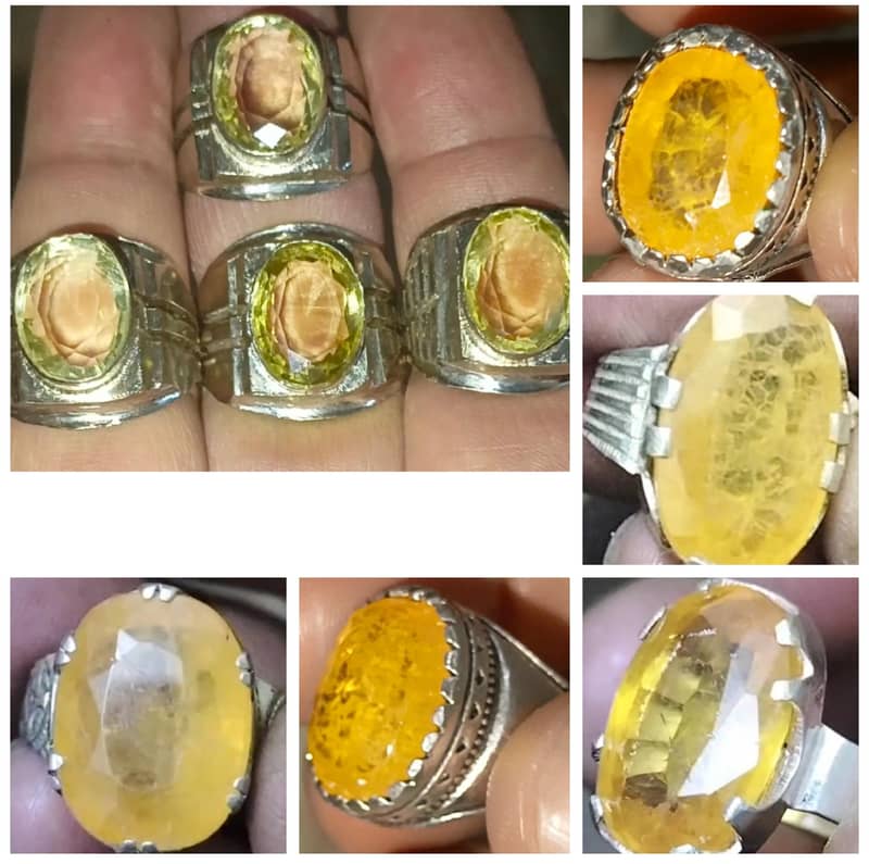 Yaqoot Ruby Pukhraj topaz Zamurad emarled Panna Peridot natural stone 7