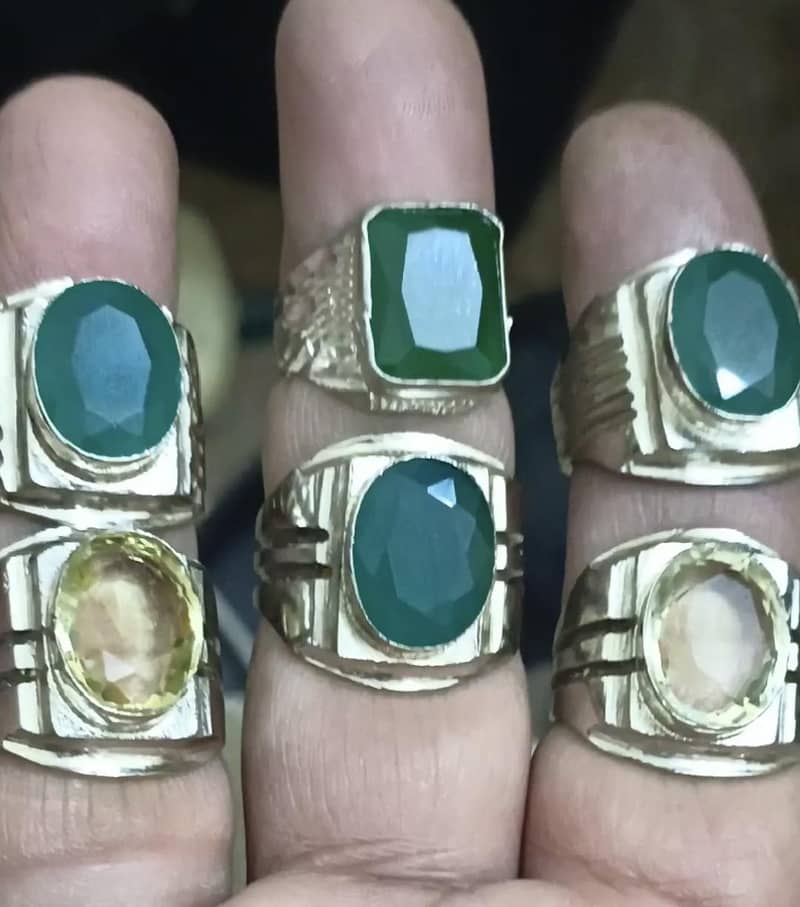 Yaqoot Ruby Pukhraj topaz Zamurad emarled Panna Peridot natural stone 15