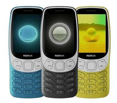 Nokia 3210 - 2.4" Inch Display - Dual Sim Pta Approved (without internet) - 1450mAh Battery