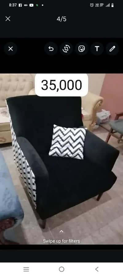Brand New Bed room Chaniyoti  Chairs with Coffee Table