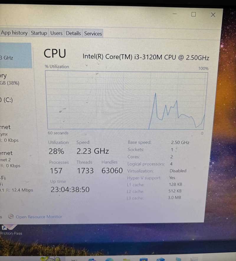 Lenovo laptop core i3 3rd gen 6