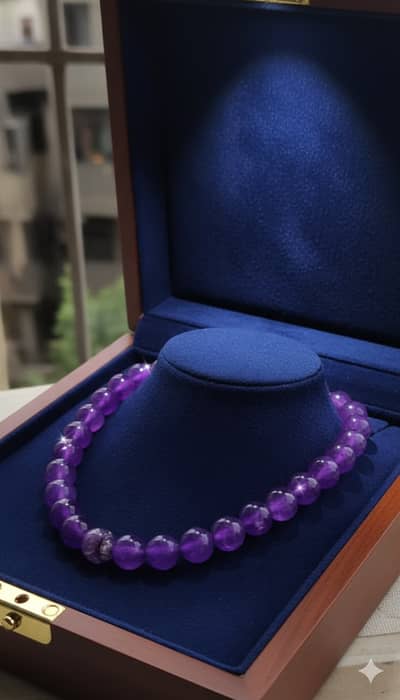 Natural Amethyst 12mm | Stone of Wisdom & Peace