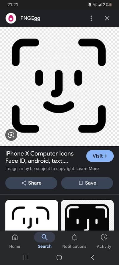 Face ID car stickers