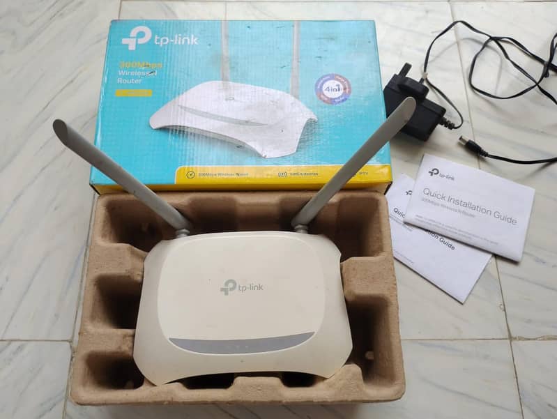TP Link Original Wifi Router With complete box and adapter 0
